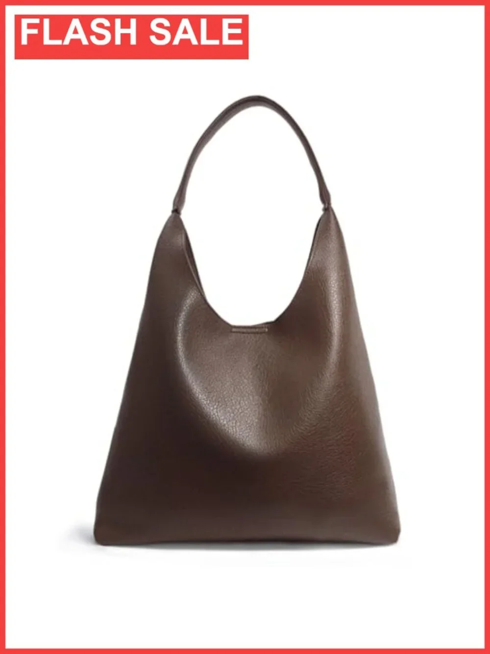 Soft Slouchy Hobo Bag Vegan Leather Shoulder Handbag Tote Purse
